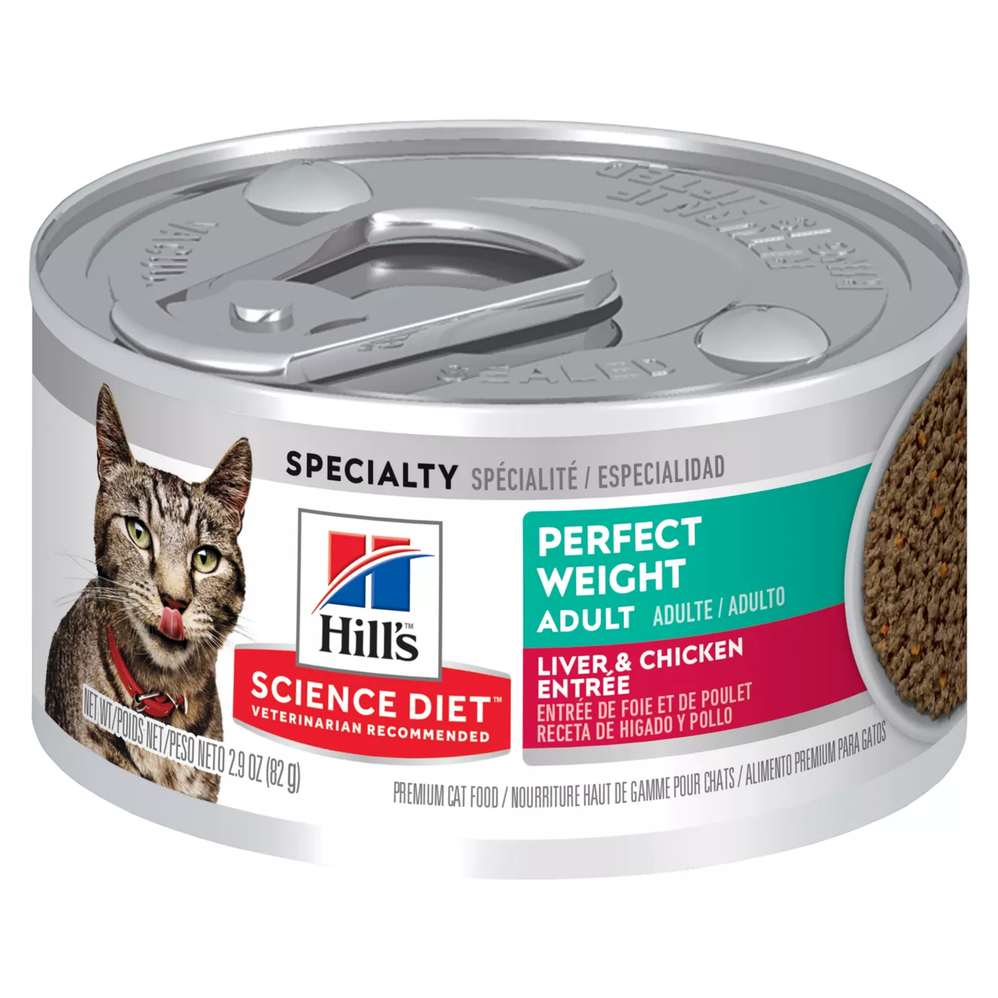 Hill s Science Diet Adult Perfect Weight Cat Food Liver Chicken Entree