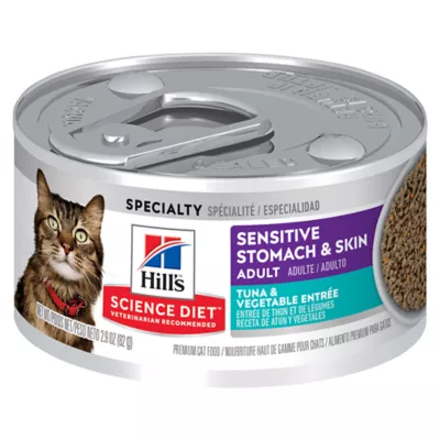 Product Hill's Science Diet Sensitive Stomach & Skin Cat Food - Tuna & Vegetable Entree