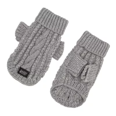 Sassy Woof Cable Knit Dog Sweater - Image 2