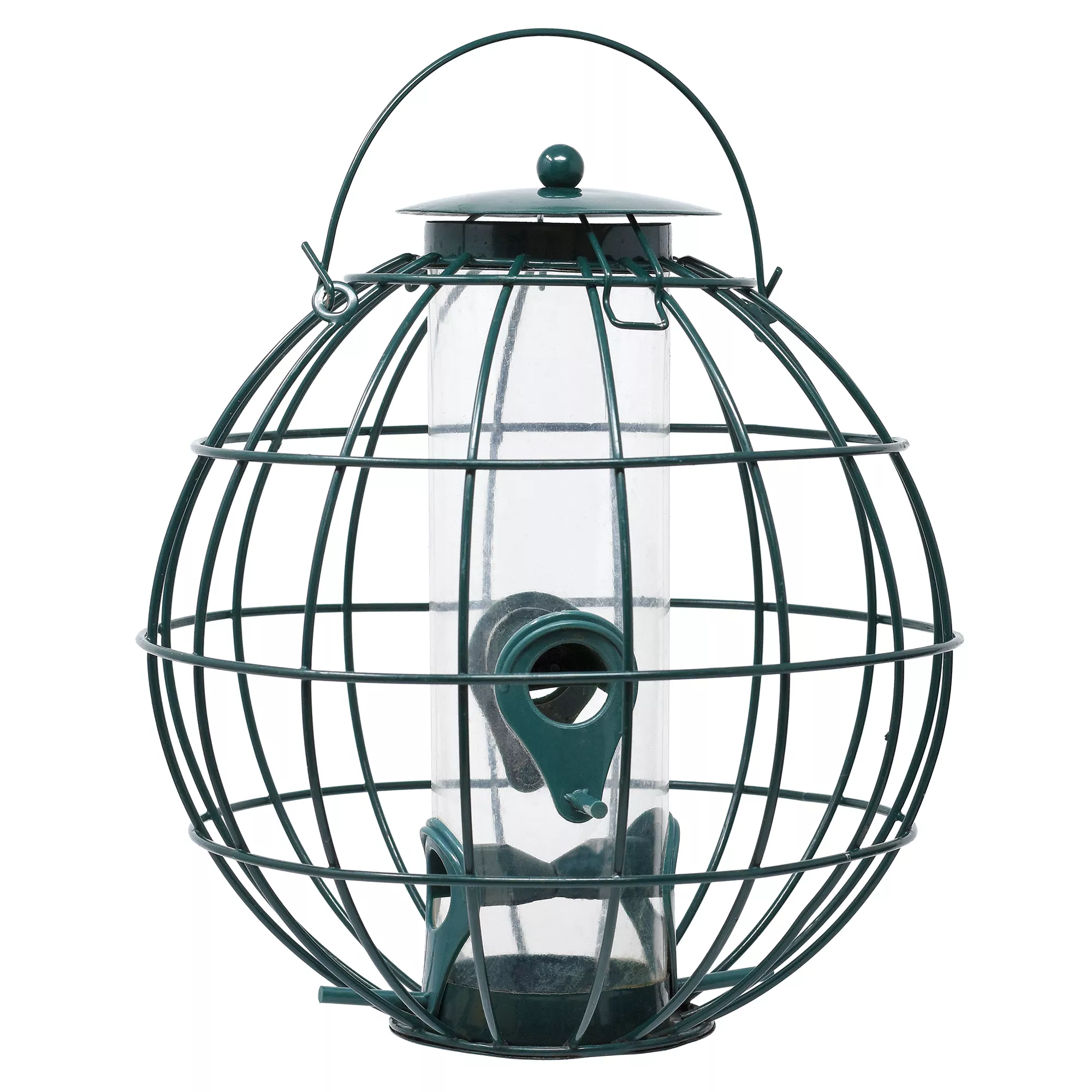 Backyard Essentials Petite Orb Caged Seed Bird Feeder