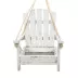 Backyard Essentials Whitewash Adirondack Chair Bird Feeder image thumbnail 1
