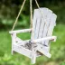 Backyard Essentials Whitewash Adirondack Chair Bird Feeder image thumbnail 2