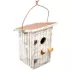 Backyard Essentials White Birdie-Loo Birdhouse image thumbnail 1