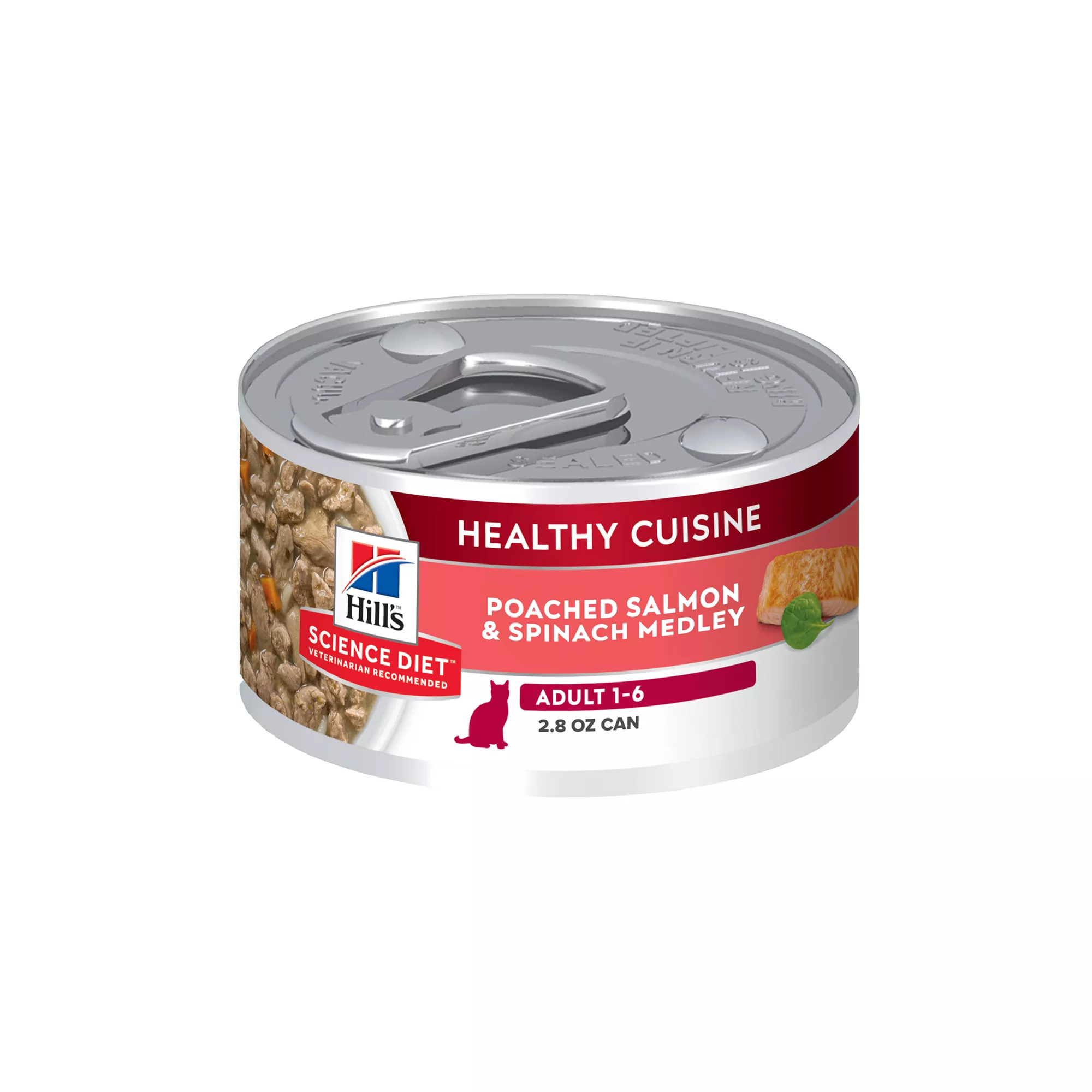 Hill's Science Diet Healthy Cuisine Cat Food - Salmon & Spinach Medley