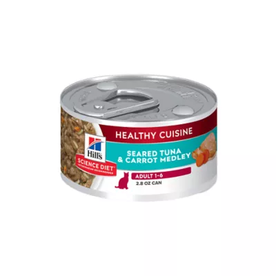 Product Hill's Science Diet Adult Healthy Cuisine Cat Food - Tuna & Carrot Medley