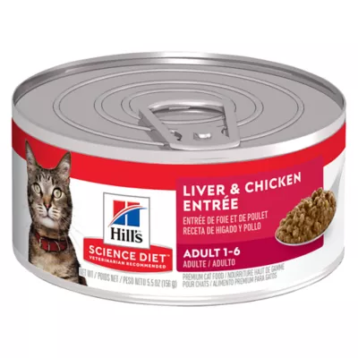 Product Hill's Science Diet Adult Cat Food - Liver & Chicken Entree