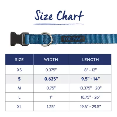Product Top Paw® Signature Adjustable Dog Collar