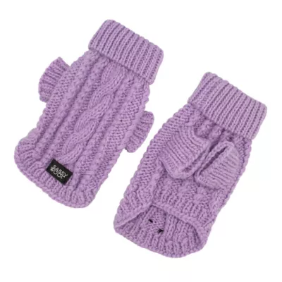 Product Sassy Woof Cable Knit Dog Sweater