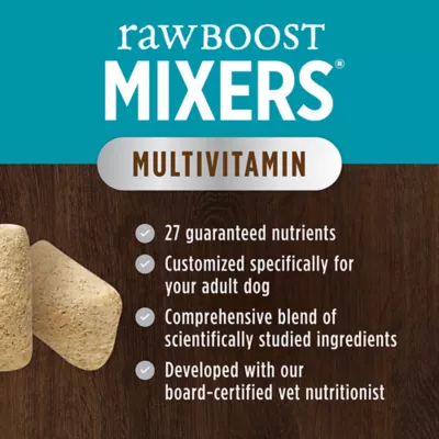 Product Instinct Raw Boost Mixers Multivitamin Freeze-Dried Adult Dog Food Topper - 0.75 Oz.