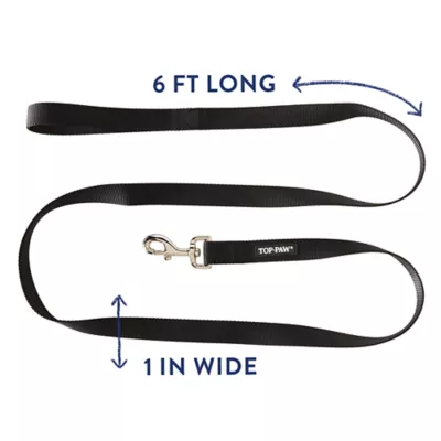 Top Paw Standard Dog Leash 6 ft long