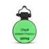 SiliDog The Silent Dog Tag Personalized Silicone Mini Circle Dog & Cat ID Tag image thumbnail 2