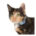 Whisker City® Blue Checkered Easy Release Kitten & Cat Collar image thumbnail 2