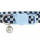 Product Whisker City® Blue Checkered Easy Release Kitten & Cat Collar