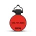 SiliDog The Silent Dog Tag Personalized Silicone Mini Circle Dog & Cat ID Tag image thumbnail 2