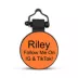 SiliDog The Silent Dog Tag Personalized Silicone Mini Circle Dog & Cat ID Tag image thumbnail 1