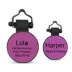 SiliDog The Silent Dog Tag Personalized Silicone Mini Circle Dog & Cat ID Tag image thumbnail 3