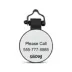 SiliDog The Silent Dog Tag Personalized Silicone Mini Circle Dog & Cat ID Tag image thumbnail 2
