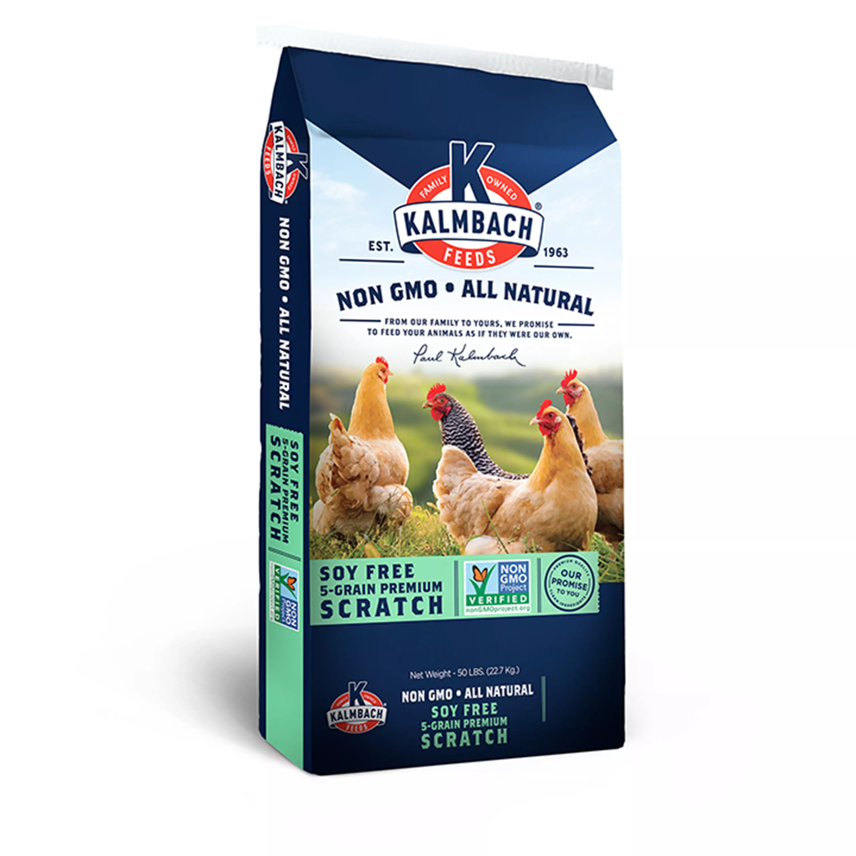 Kalmbach Feeds® Soy-Free Non-GMO 5 Grain Premium Scratch