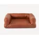 Product Nate & Jeremiah Brown Faux Leather Couch