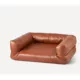 Product Nate & Jeremiah Brown Faux Leather Couch