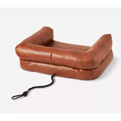 Product Nate & Jeremiah Brown Faux Leather Couch