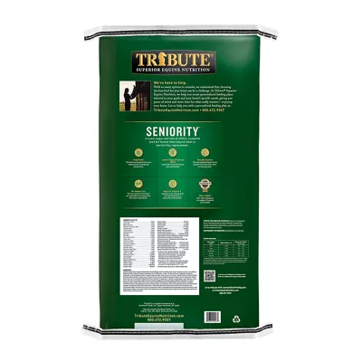 Product Tribute Equine Nutrition® Seniority™ Pellet Horse Feed