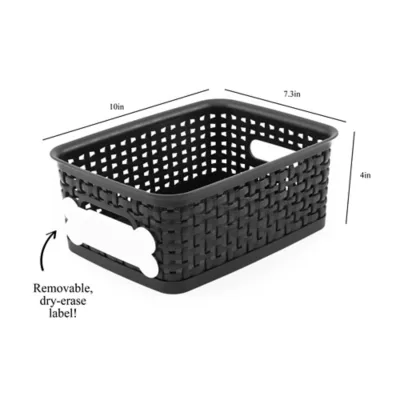 Product Paw Prints Toy Storage Bin with Dry Erase Label