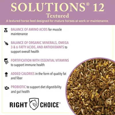 Product Right Choice® Solutions 12 Textured Horse Feed