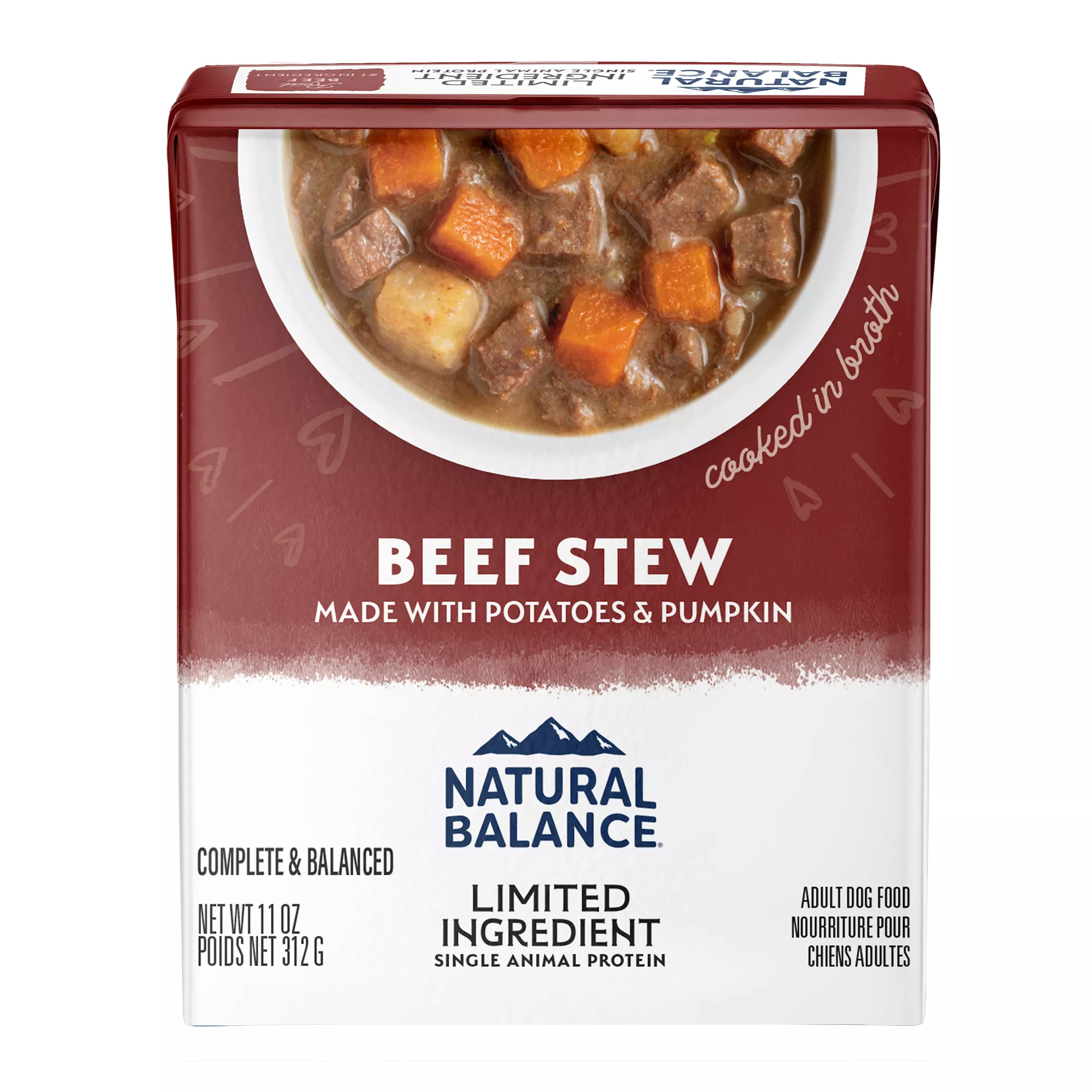 Natural Balance Limited Ingredient Stew Adult Wet Dog Food - Grain Free, 11 Oz.