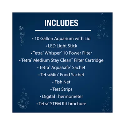 Tetra 10 Gallon STEM Aquarium Kit