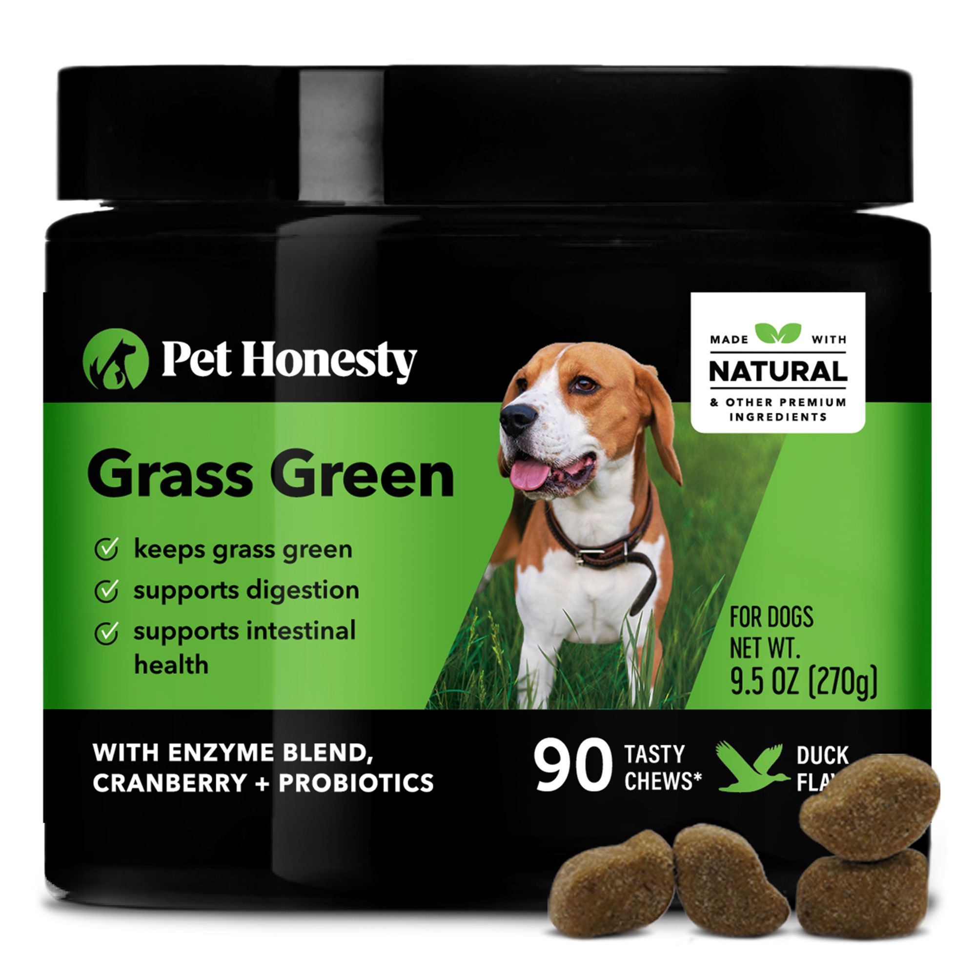 Pet Honesty Grass Green Soft Chews dog Vitamins Supplements