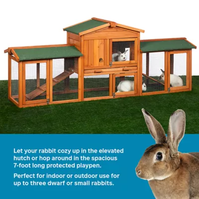 Product Prevue Pet Products Hutch with Double Run