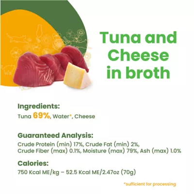 Product Almo Nature Wet Cat Food - Tuna and Cheese in Broth