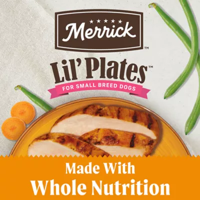 Product Merrick Lil' Plates Petite Pates Small Breed Adult Wet Dog Food - Grain Free, 3 oz