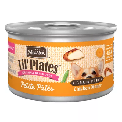 Product Merrick Lil' Plates Petite Pates Small Breed Adult Wet Dog Food - Grain Free, 3 oz