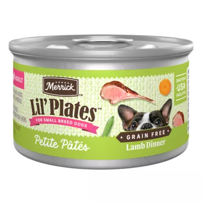 Product Merrick Lil' Plates Petite Pates Small Breed Adult Wet Dog Food - Grain Free, 3 oz