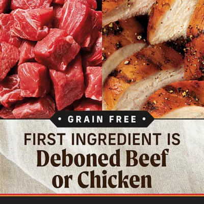 Product Merrick Backcountry Grain free Adult Wet Dog Food - Natural, Beef & Chicken, Variety Pack, 12 ct