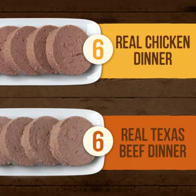 Product Merrick Real Variety Pack Adult Wet Dog Food - Grain Free, Texas Beef/Chicken Dinner
