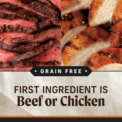 Product Merrick Grain Free Adult Wet Dog Food - Natural, Texas Beef & Chicken Dinner, Variety Pack, 12 ct