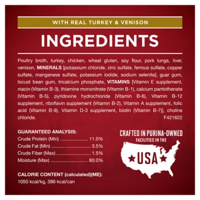 Product Purina ONE® True Instinct Adult Wet Dog Food - High-Protein, Natural, 11.65 lb., Variety Pack