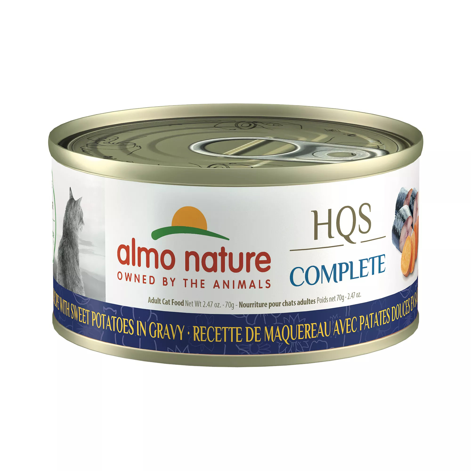 Almo Nature Wet Cat Food - Mackerel Recipe with Sweet Potatoes