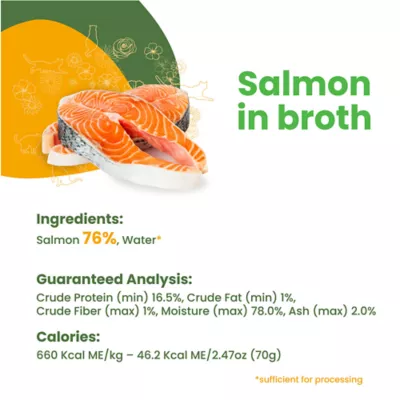 Product Almo Nature Wet Cat Food - Salmon in Broth