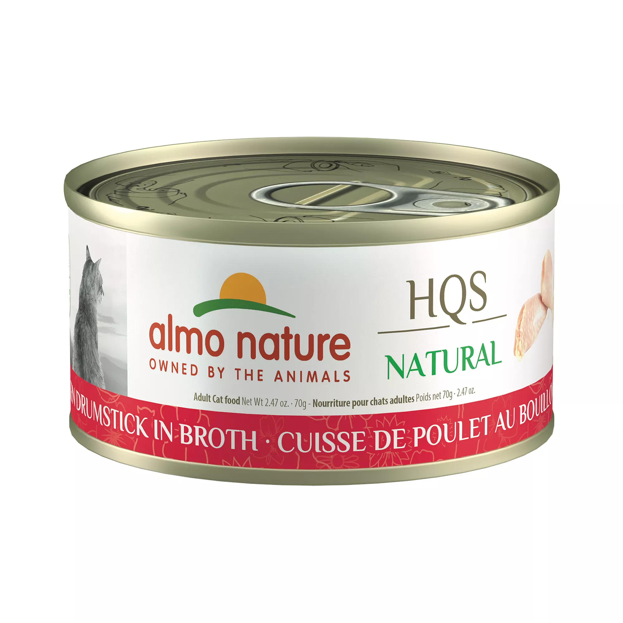 Almo Nature Wet Cat Food - Chicken Drumstick in Broth