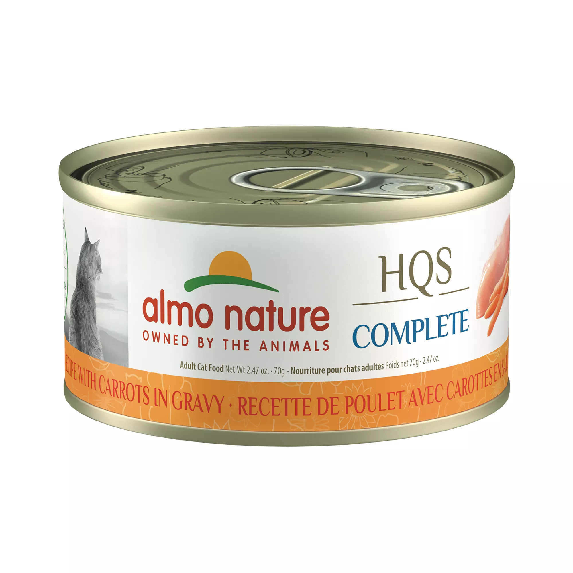 Almo Nature Wet Cat Food - Chicken Recipe with Carrots