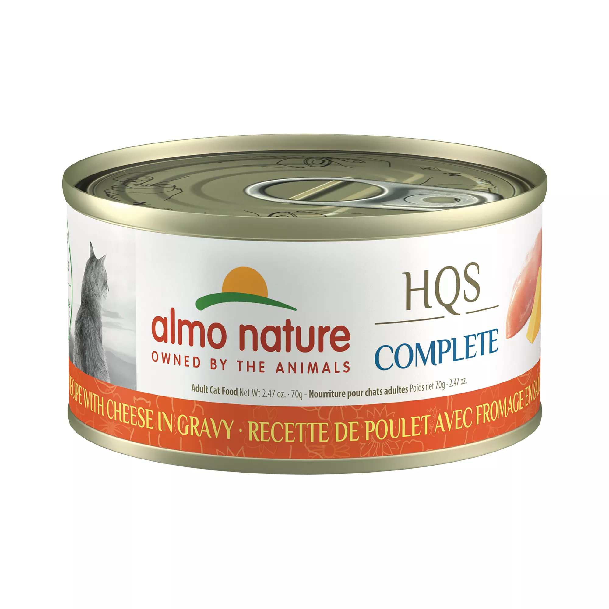 Almo Nature Wet Cat Food - Chicken Recipe with Cheese