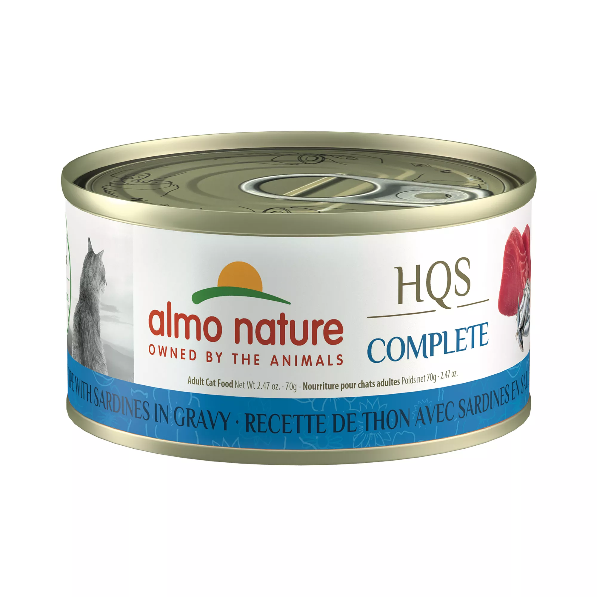 Almo Nature Wet Cat Food - Tuna Recipe with Sardines