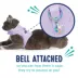 Whisker City® Cat Leash & Cat Harness, Combo, Kitten Size Avaibale, Purple Moons image thumbnail 4