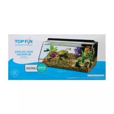 Top Fin® Angled Aquarium -10 Gallon - Image 7