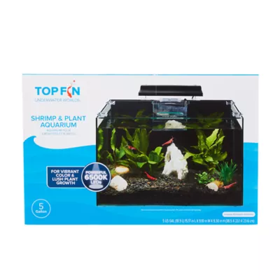 Top Fin 5 Gallon Shrimp Plant Aquarium