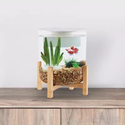 Top Fin® 3 Gallon Bamboo Base Aquarium - Image 5